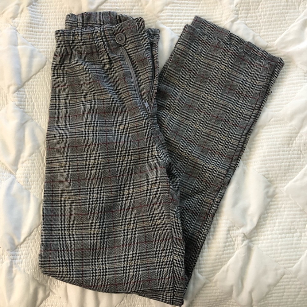 john galt / brandy melville plaid pants